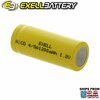 Exell Battery 4/5A 1.2V 1200mAh NiCD Flat Top Rechargeable Battery EBC-301-0